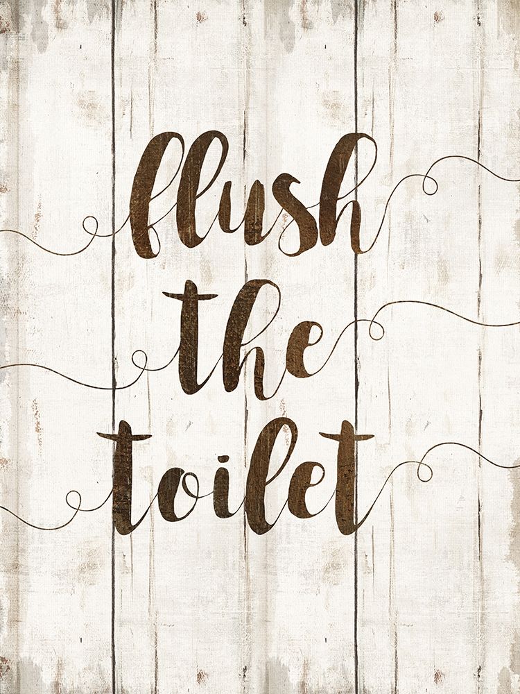 Flush The Toilet art print by Amanda Murray for $57.95 CAD