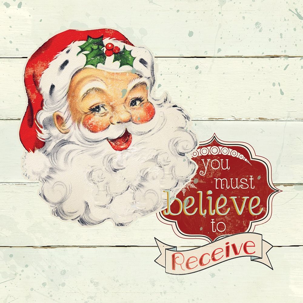 Santa Believe art print by Carol Robinson for $57.95 CAD