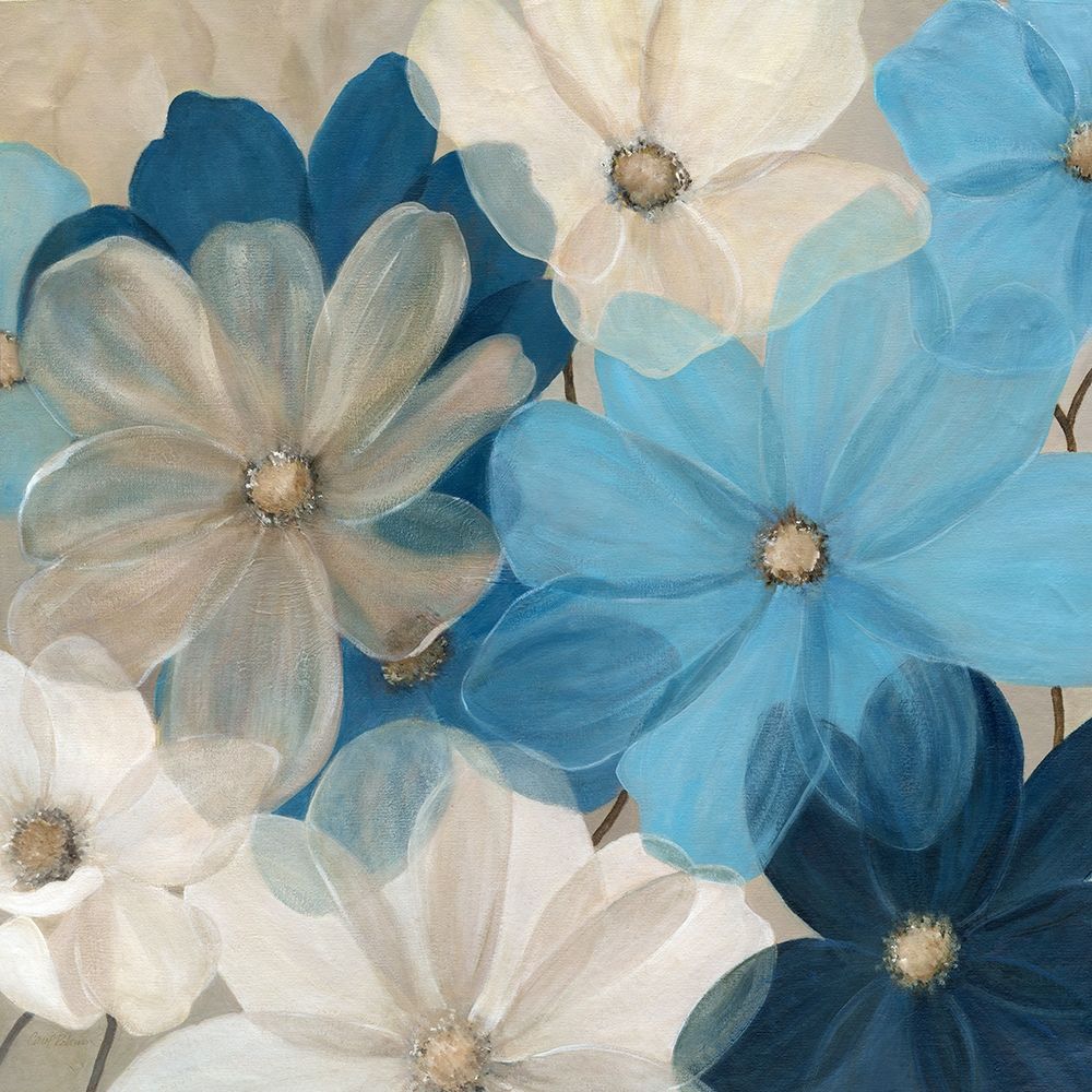 Midnight Blue Gardens art print by Carol Robinson for $57.95 CAD