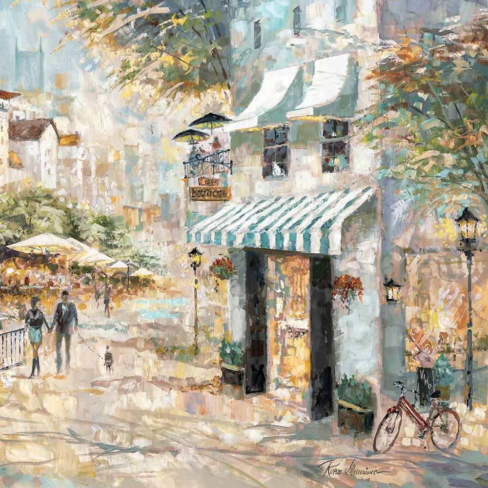 Rooftop Café - Detail II art print by Ruane Manning for $57.95 CAD