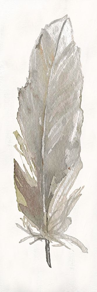 Neutral Feathers III art print by Carol Robinson for $57.95 CAD