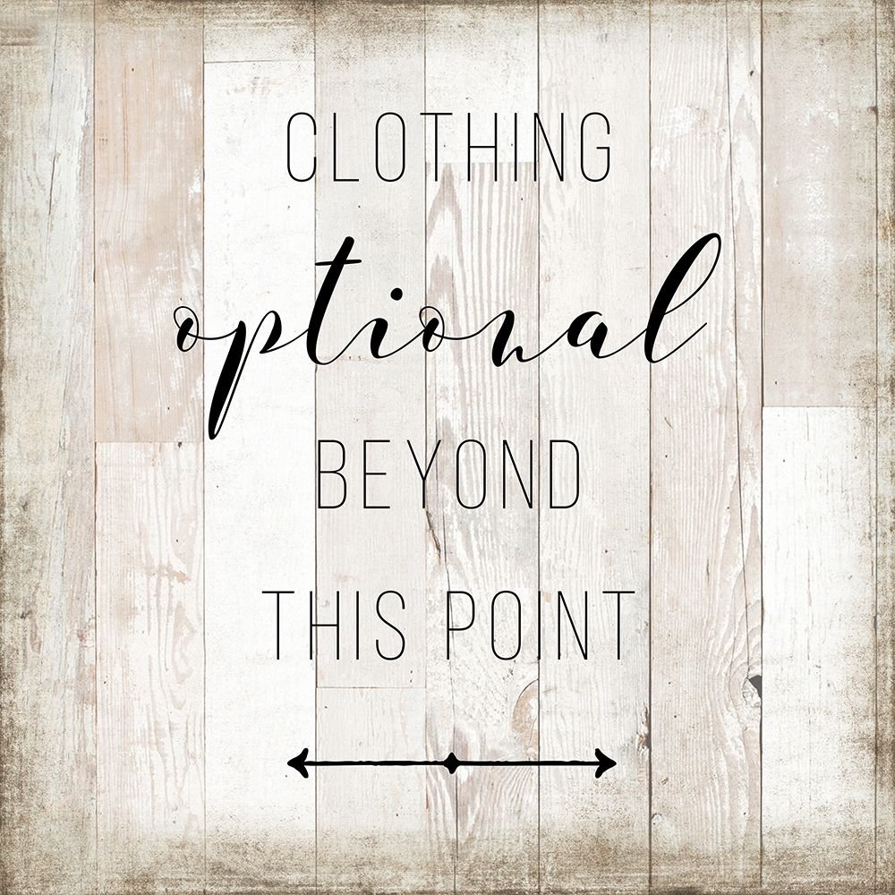 Clothing Optional art print by Amanda Murray for $57.95 CAD