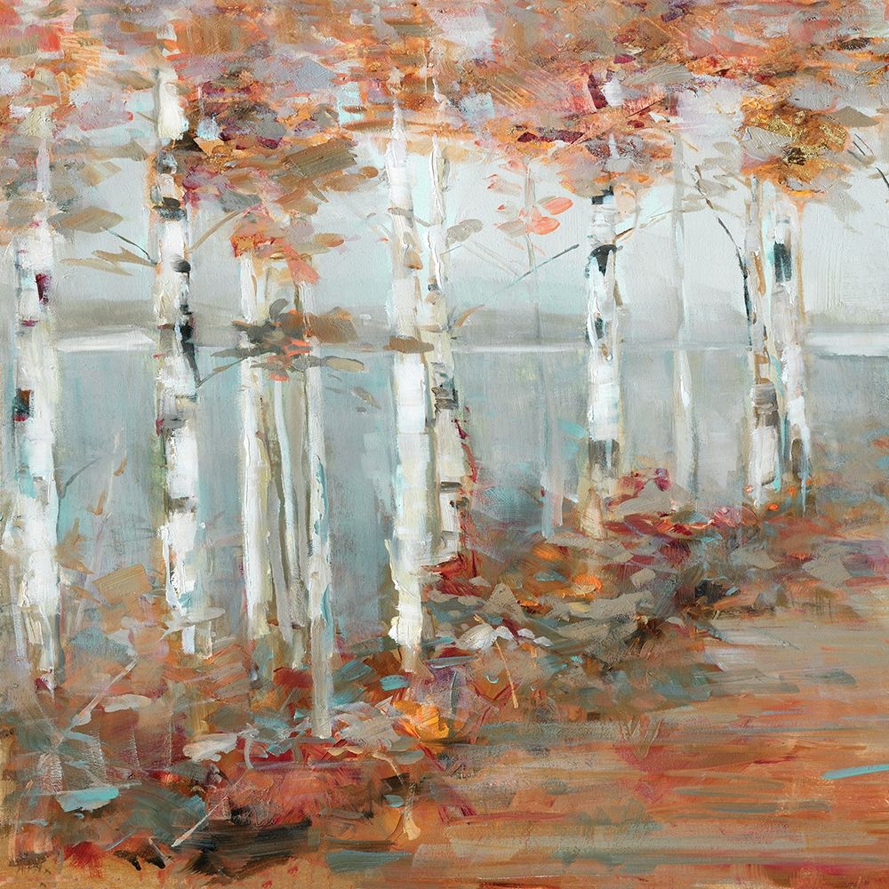 Birch Walk I art print by Sally Swatland for $57.95 CAD