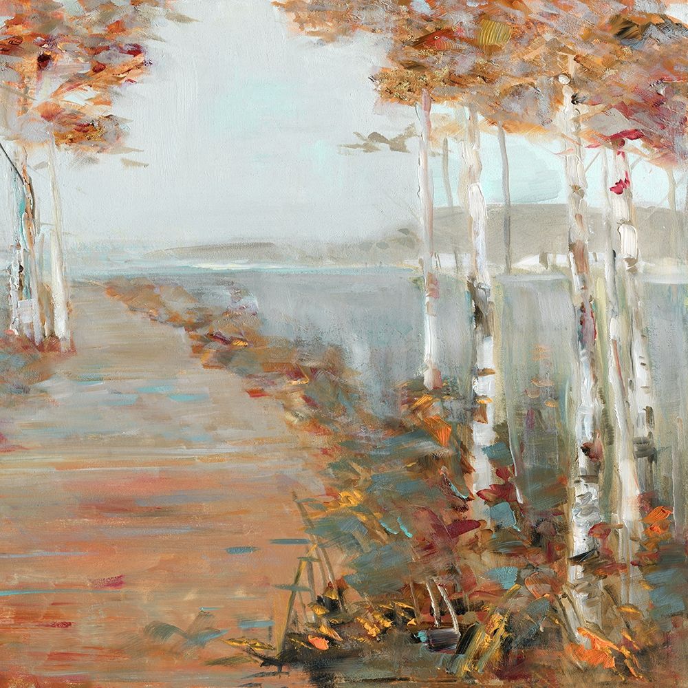 Birch Walk II art print by Sally Swatland for $57.95 CAD
