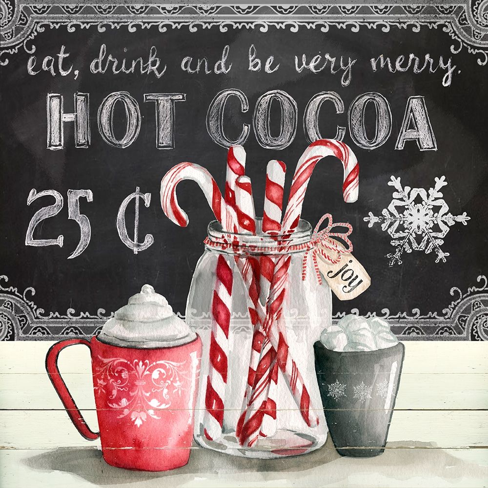 Peppermint Cocoa art print by Carol Robinson for $57.95 CAD