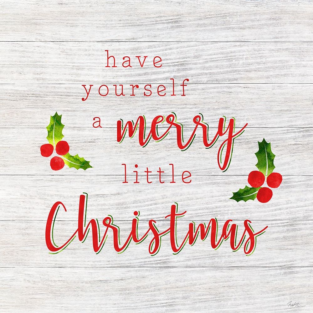 Merry Little Christmas art print by Natalie Carpentieri for $57.95 CAD