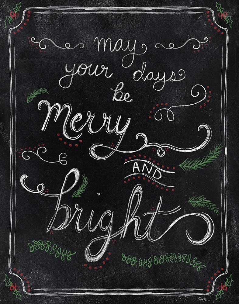 Merry and Bright art print by Natalie Carpentieri for $57.95 CAD