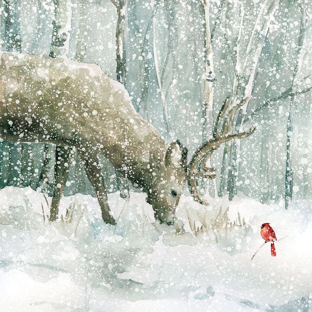 Winter Forest Friends art print by Carol Robinson for $57.95 CAD