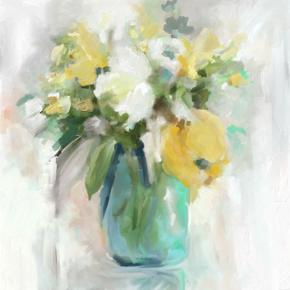 Impasto Bouquet art print by Carol Robinson for $57.95 CAD