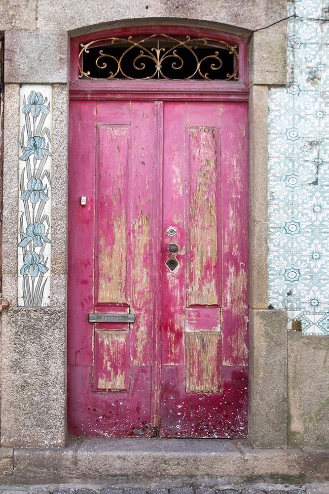 Portuguese Door art print by Emily Wilson for $57.95 CAD