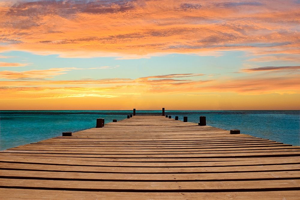 Aruba Sundown art print by Natalie Carpentieri for $57.95 CAD