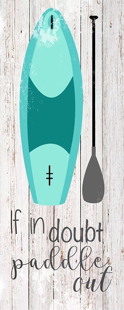 Paddle Board art print by Daniela Santiago for $57.95 CAD
