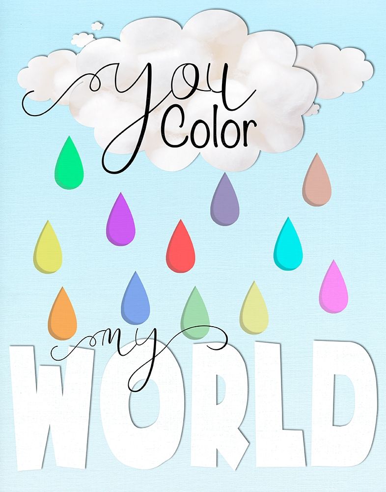 Color My World art print by Daniela Santiago for $57.95 CAD