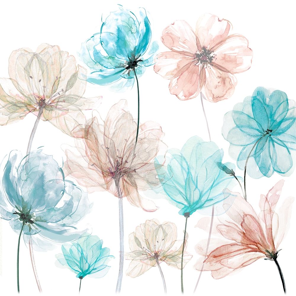 Blush and Blue art print by Carol Robinson for $57.95 CAD