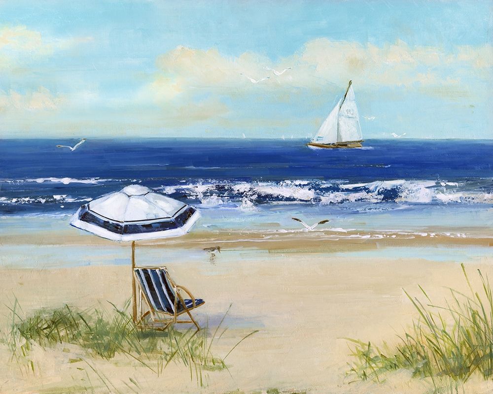 Beach Life I art print by Sally Swatland for $57.95 CAD