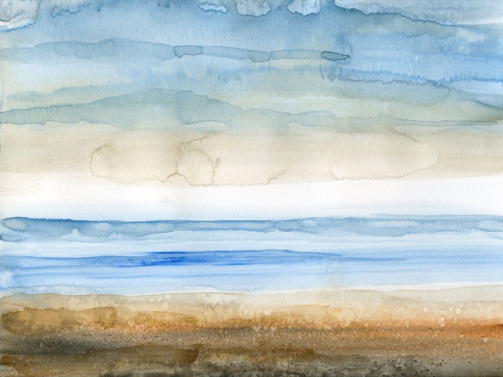 Seaside I art print by Nan for $57.95 CAD
