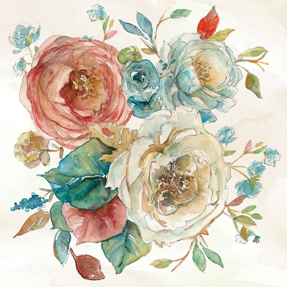 Rose Garden I art print by Carol Robinson for $57.95 CAD