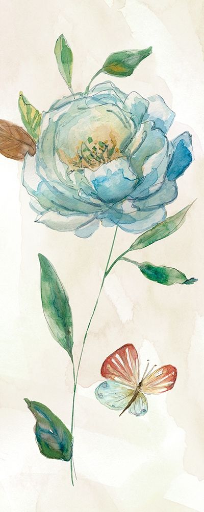 Rose Blue Wash art print by Carol Robinson for $57.95 CAD