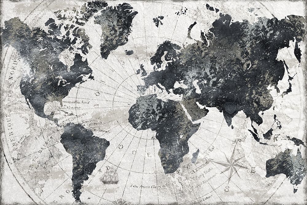 Modern Atlas art print by CAD Designs for $57.95 CAD