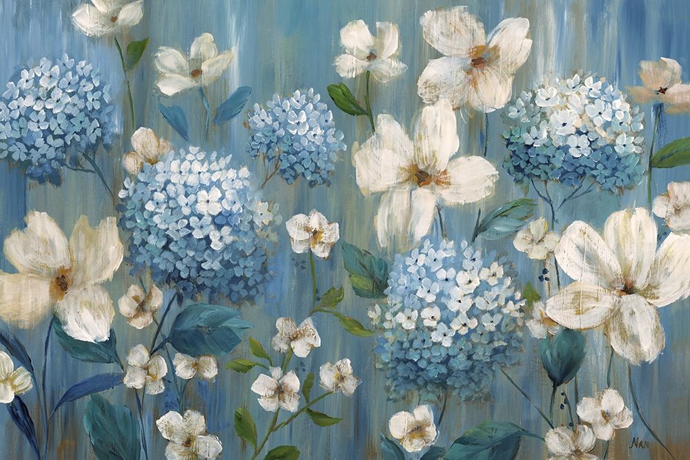 Very Berry Blues art print by Nan for $57.95 CAD