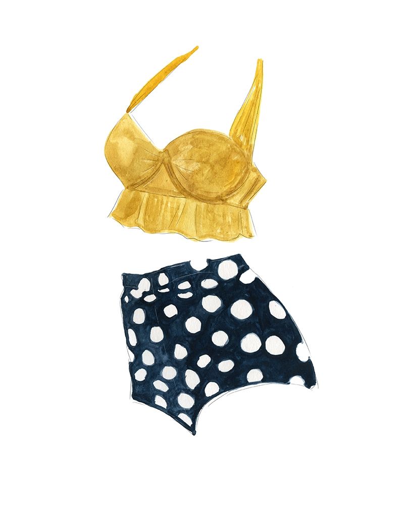 Vintage Swimwear IV art print by Carol Robinson for $57.95 CAD