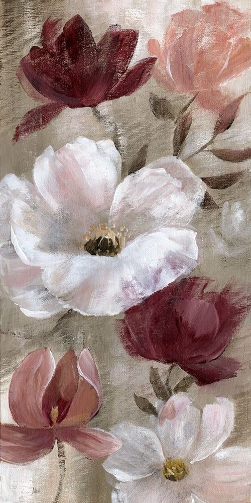 Transient Garden Reds I art print by Nan for $57.95 CAD