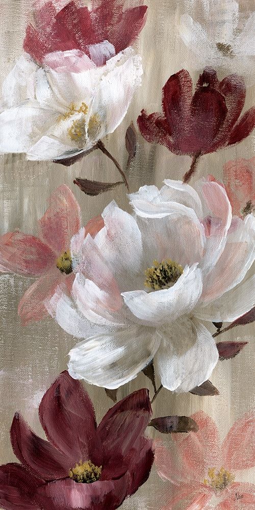 Transient Garden Reds II art print by Nan for $57.95 CAD