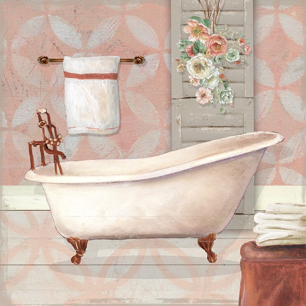 Blushing Bath I art print by Carol Robinson for $57.95 CAD
