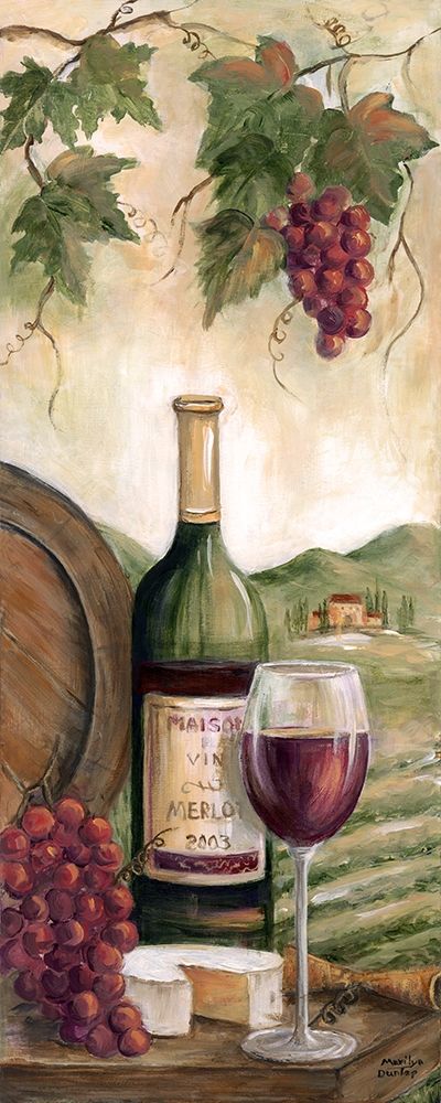 Wine Country Red art print by Marilyn Dunlap for $57.95 CAD