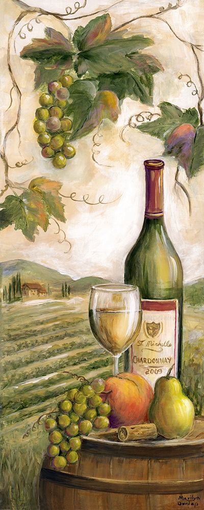 Wine Country White art print by Marilyn Dunlap for $57.95 CAD