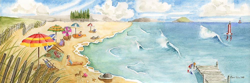 Sand and Surf art print by Carol Halm for $57.95 CAD