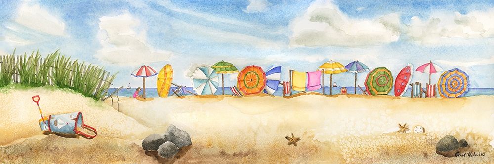 Building Sand Castles art print by Carol Halm for $57.95 CAD