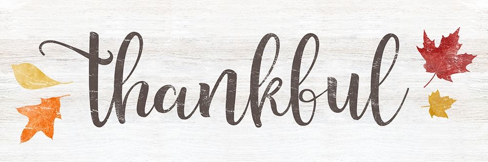 Thankful Leaves art print by CAD Designs for $57.95 CAD