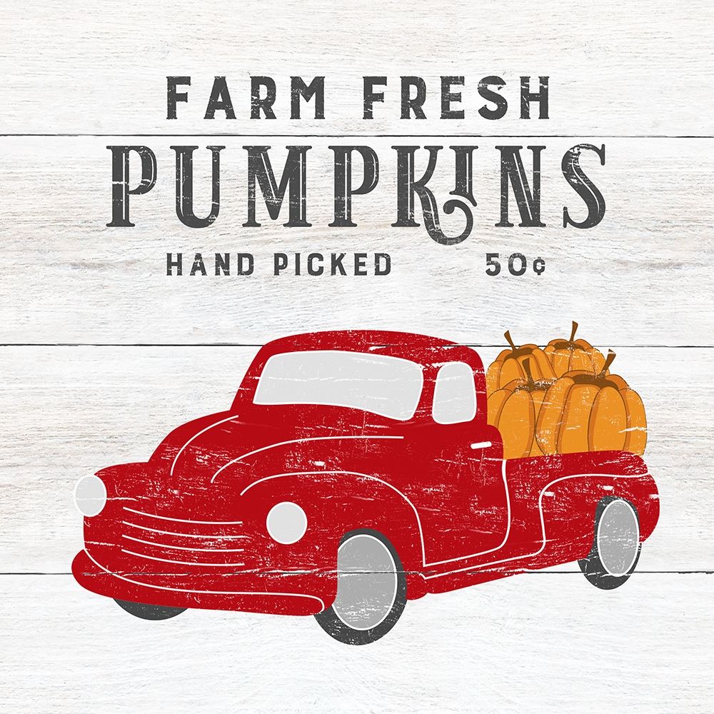 Farm Fresh Pumpkins art print by CAD Designs for $57.95 CAD