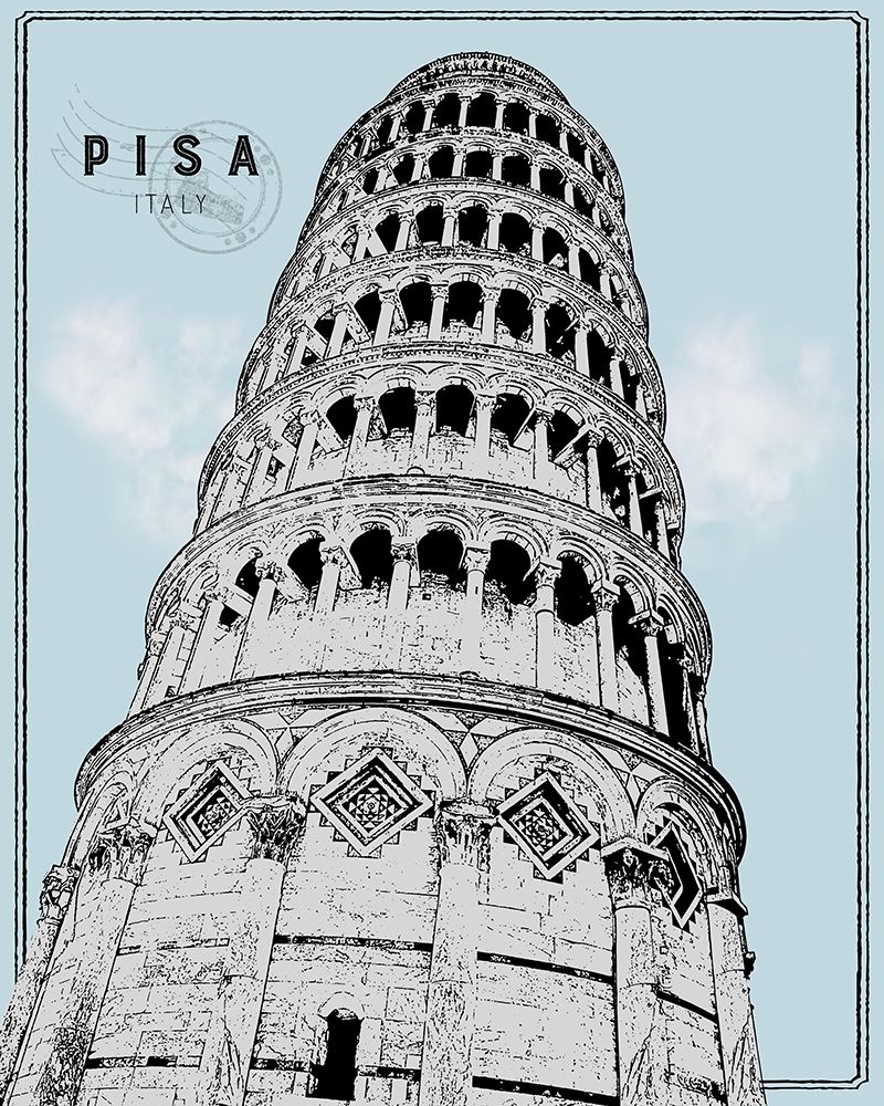 Mid Modern Pisa art print by Natalie Carpentieri for $57.95 CAD