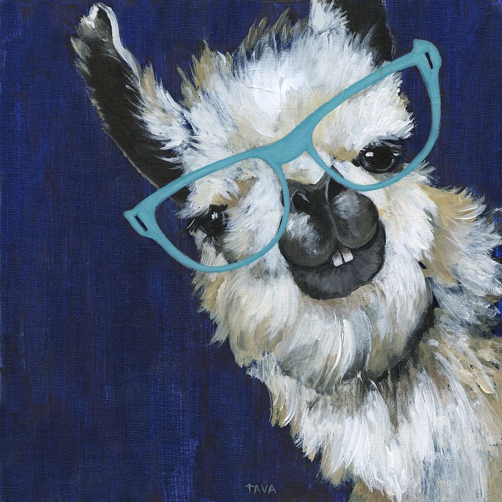 Gentleman Llama art print by Tava Studios for $57.95 CAD