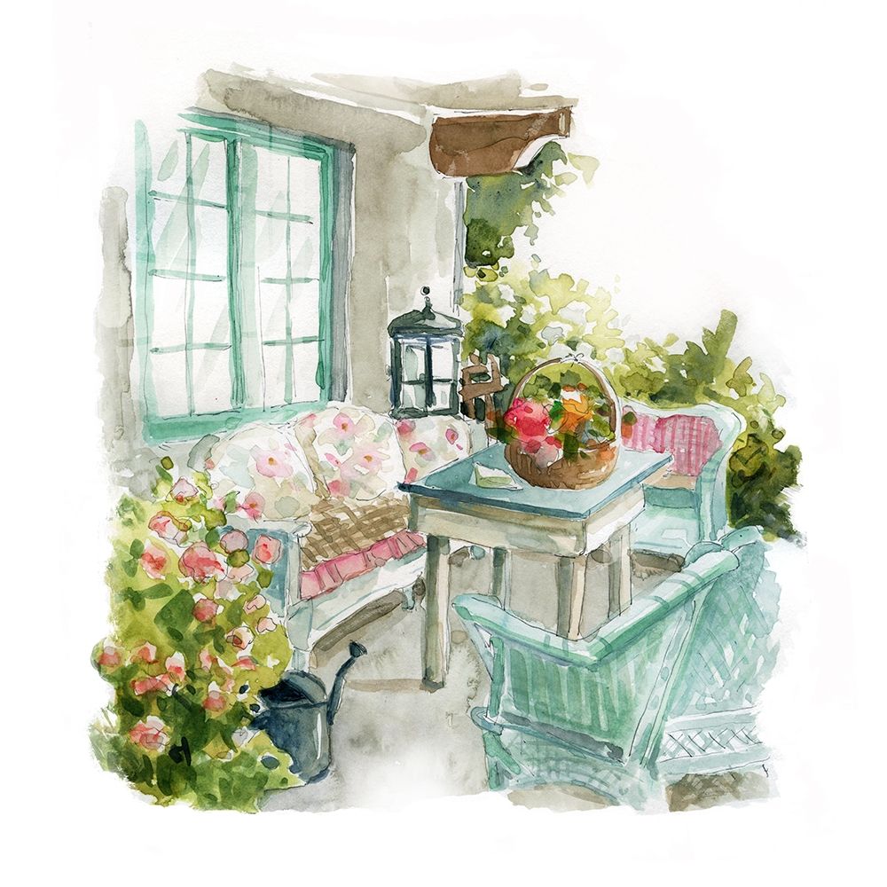 Cottage Retreat art print by Carol Robinson for $57.95 CAD