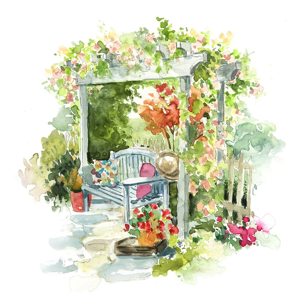Garden Retreat art print by Carol Robinson for $57.95 CAD