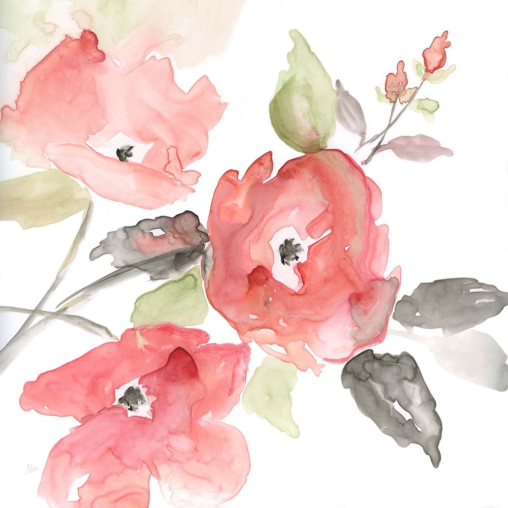 Coral Blush I art print by Nan for $57.95 CAD