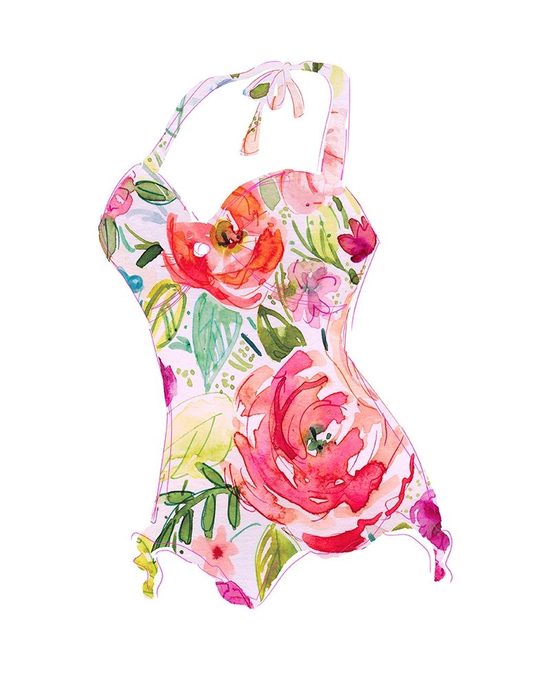 Tropical Swimwear II art print by Carol Robinson for $57.95 CAD