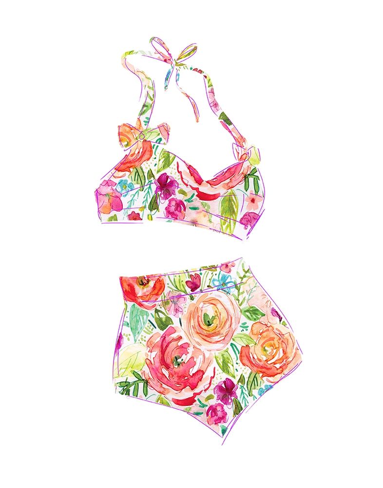 Tropical Swimwear III art print by Carol Robinson for $57.95 CAD