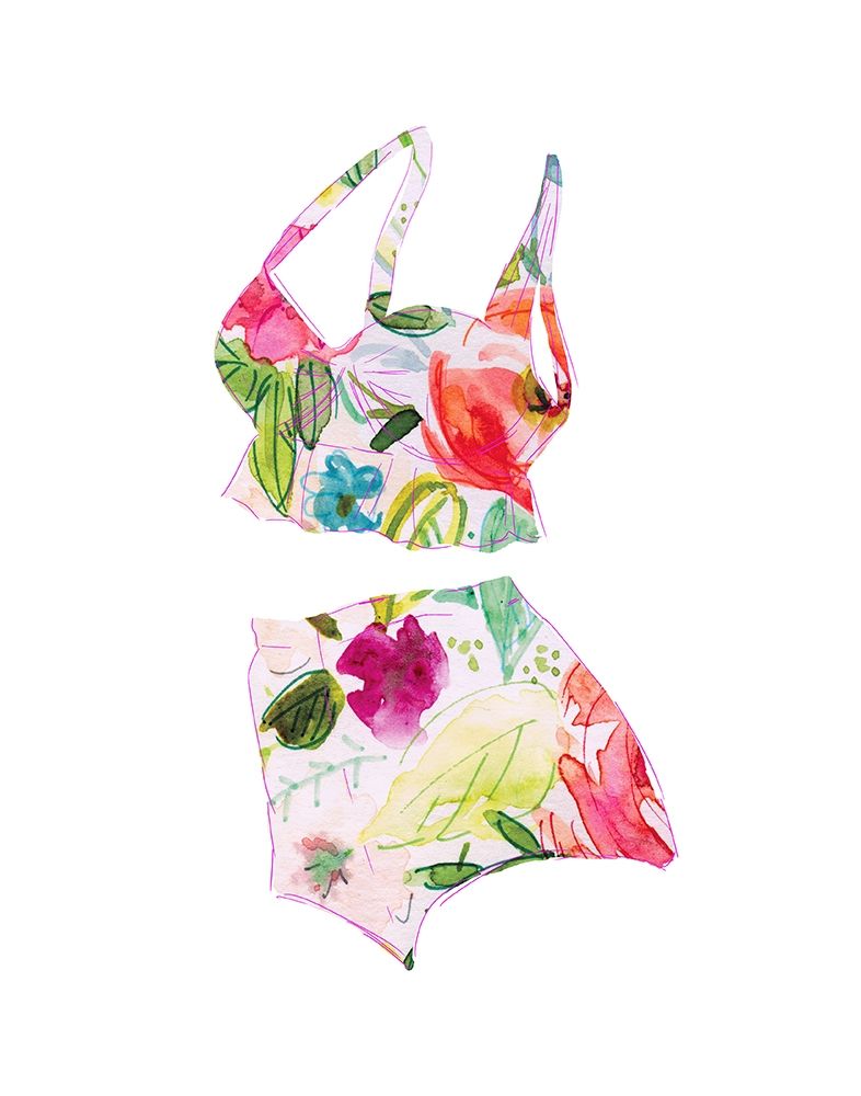 Tropical Swimwear IV art print by Carol Robinson for $57.95 CAD