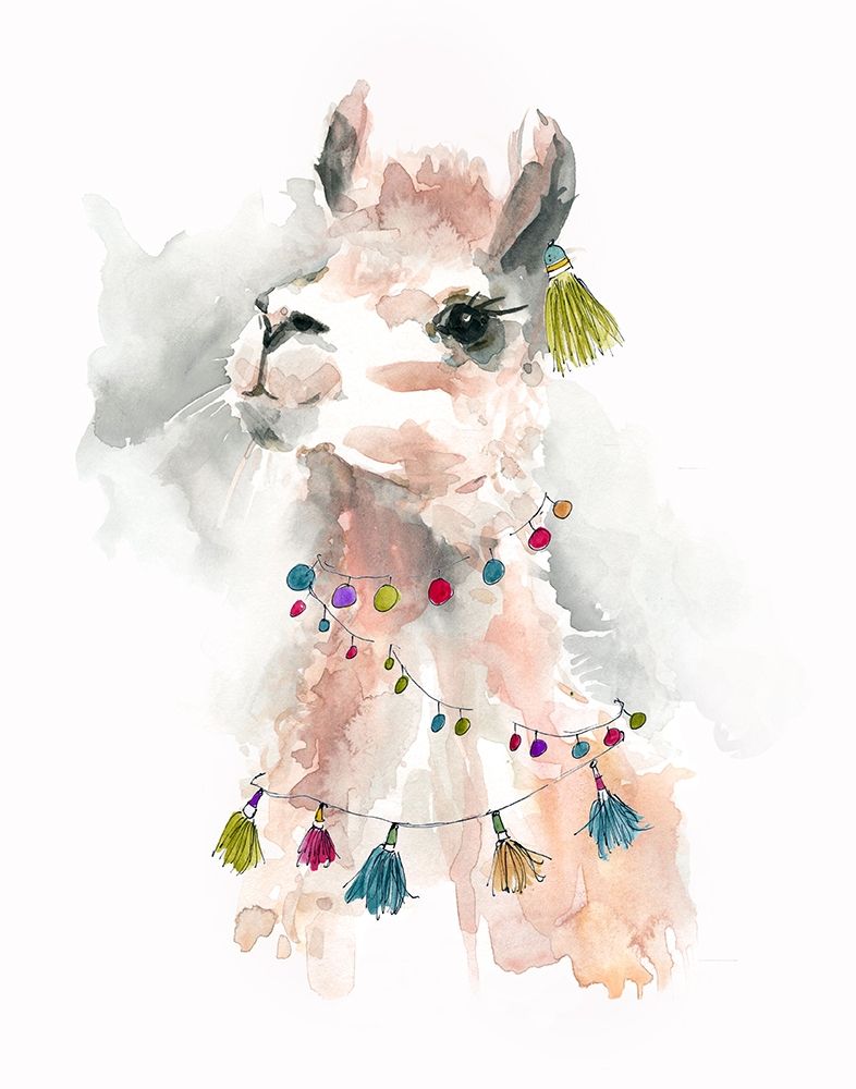 Llama Drama II art print by Carol Robinson for $57.95 CAD