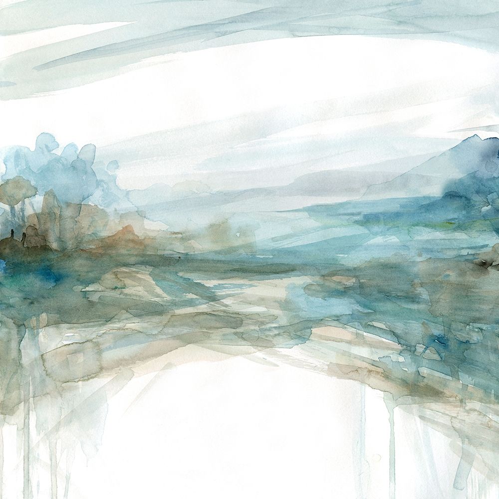 Shimmering Treeline II art print by Carol Robinson for $57.95 CAD
