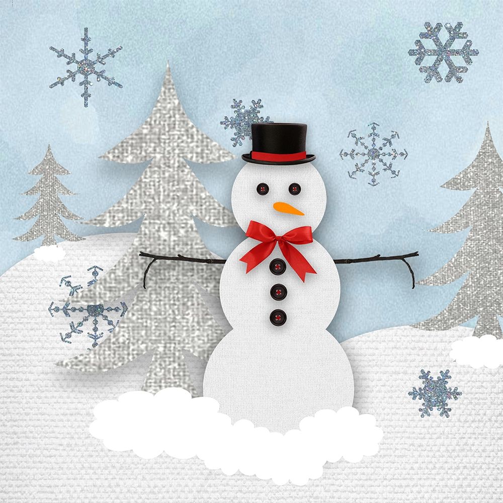 Snowman Hill art print by Daniela Santiago for $57.95 CAD