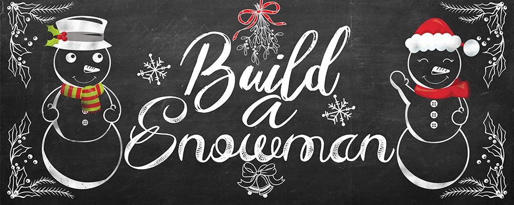 Build a Snowman art print by Daniela Santiago for $57.95 CAD