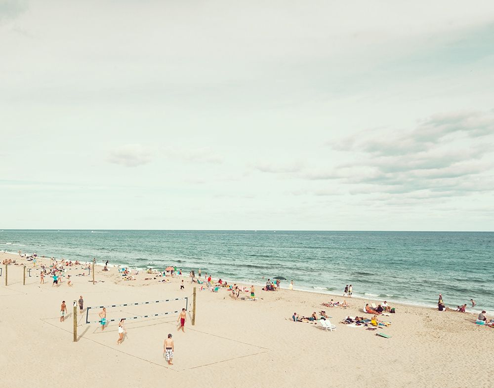Day at the Beach art print by Walter Bibikow for $57.95 CAD