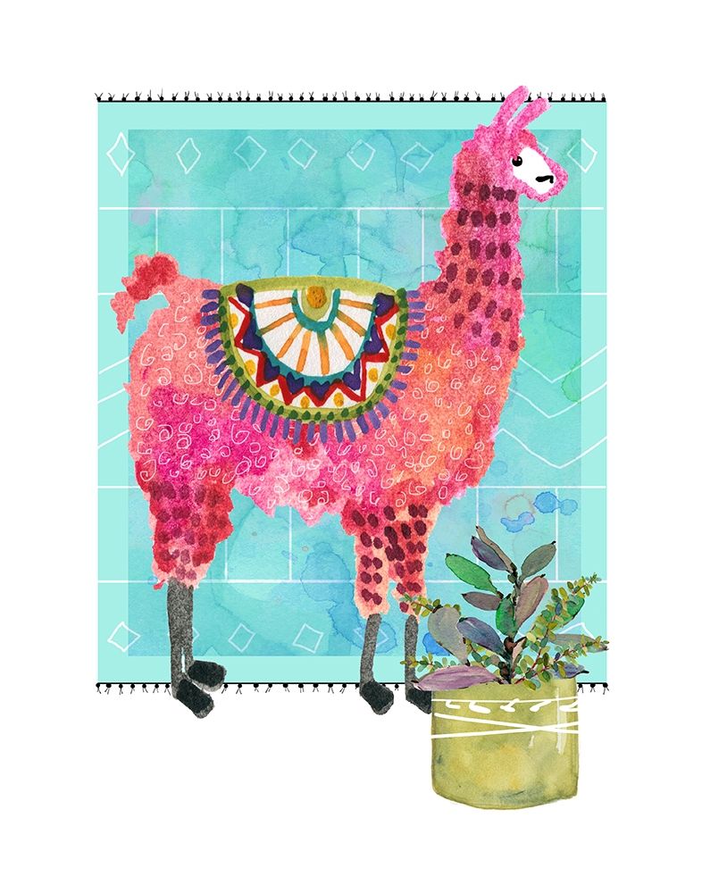 Lovely Llama III art print by Carol Robinson for $57.95 CAD