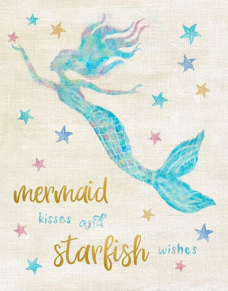 Mermaid Kisses art print by Natalie Carpentieri for $57.95 CAD