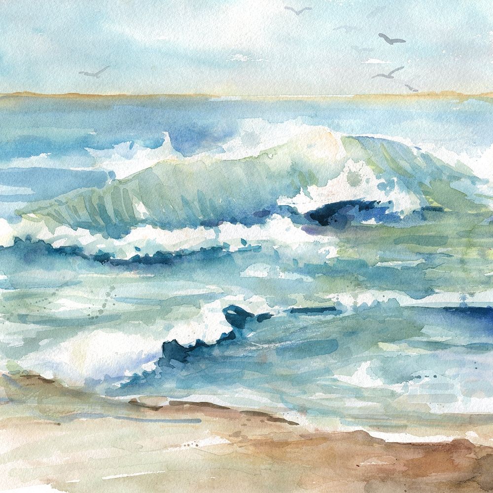 Beach Waves art print by Carol Robinson for $57.95 CAD